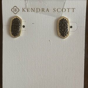 Kendra Scott Gold and Black Earrings